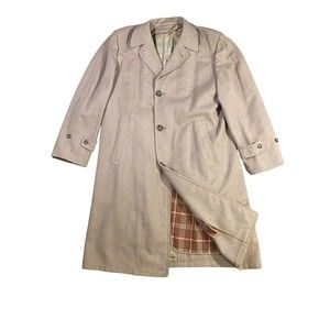 Vintage Robert Hall Wool Top Over Coat Lined